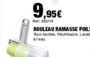 rouleau ramasse poils