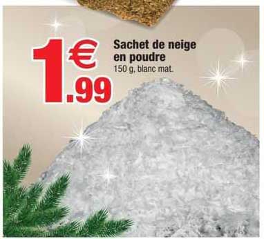 Sachet De Neige En Poudre