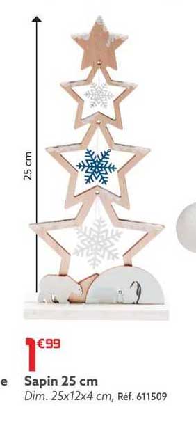 sapin 25cm