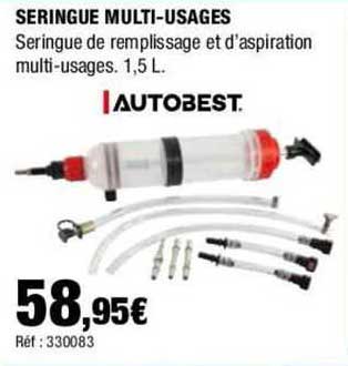 Seringue Multi-usages Autobest