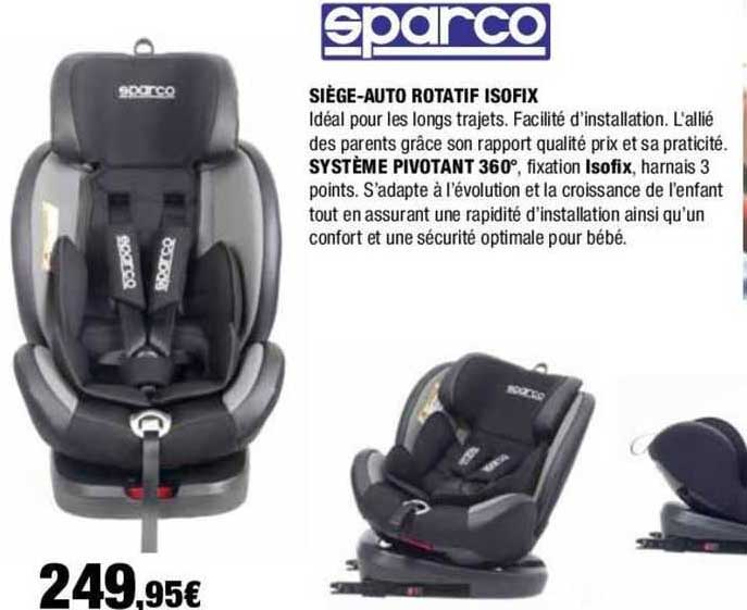 siège-auto rotatif ixofit sparco
