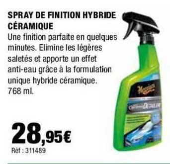 spray de finition hybride céramique