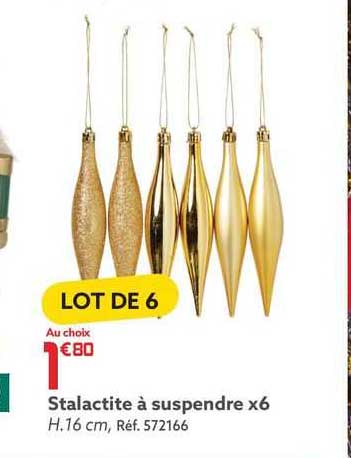 stalactite à susprendre x6