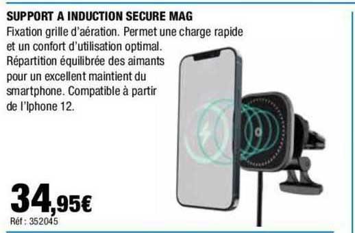 support à induction secure mag