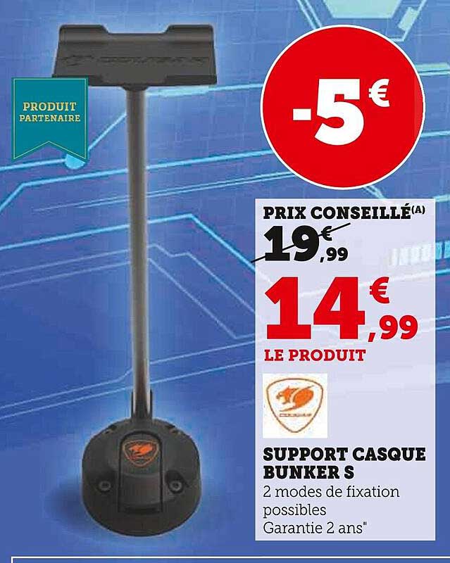 Support Casque Bunker S
