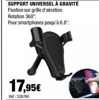 support universel à gravité