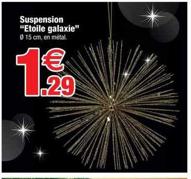 suspension "étoile galaxie"