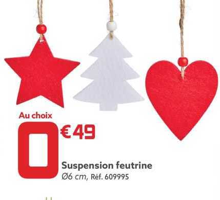Suspension Feutrine