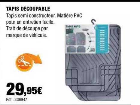 tapis découpable