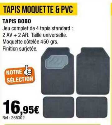 tapis moquette & pvc