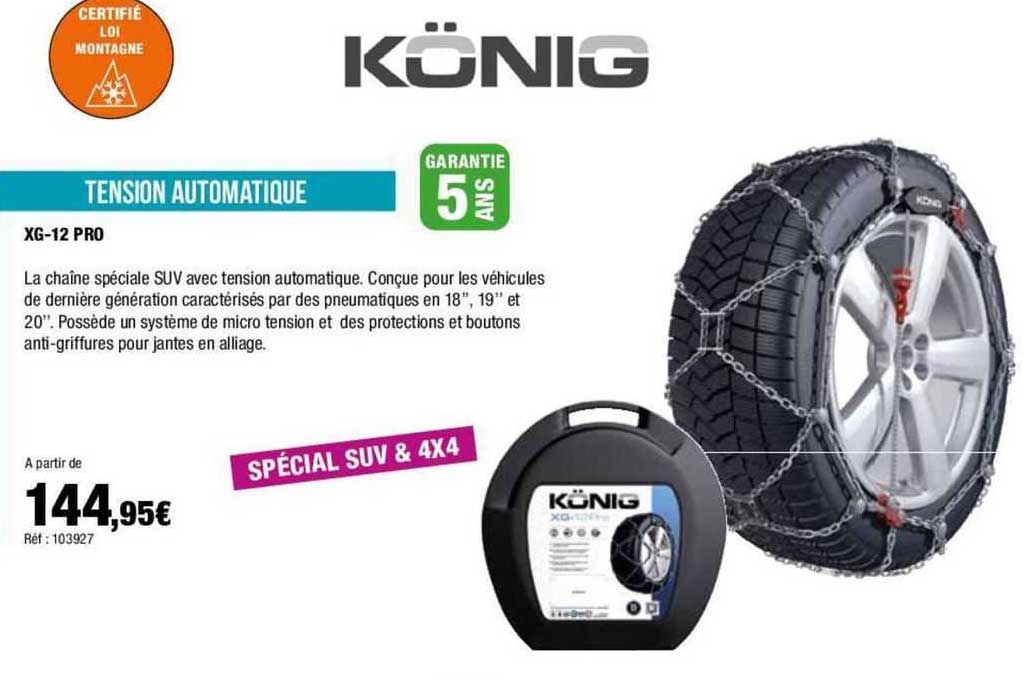 tension automatique xg-120 pro könig