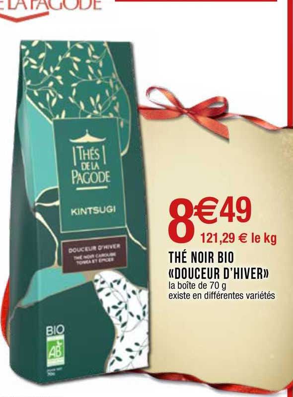 thé noir bio douceur d'hiver