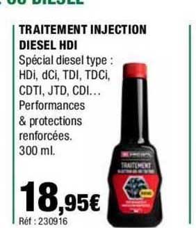 traitement injection diesel hdi
