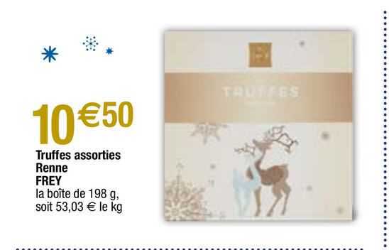 truffes assorties renne frey