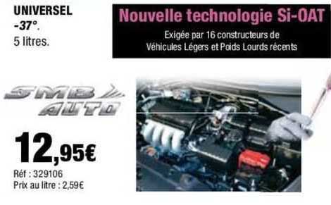 universel -37° 5 litres smb auto