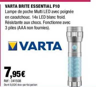 varta brite essential f10