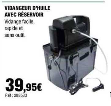 Vidangeur D'huile Avec Réservoir
