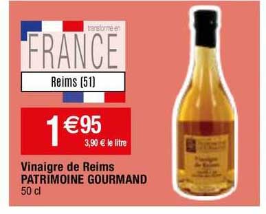 vinaigre de reims patrimoine gourmand