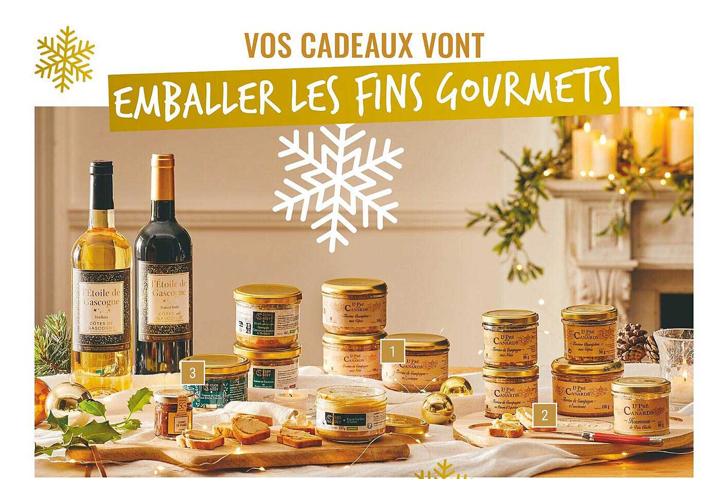 vos cadeaux vont emballer les fins gourmets