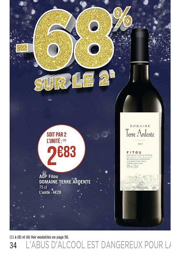 aop fitou domaine terre ardente