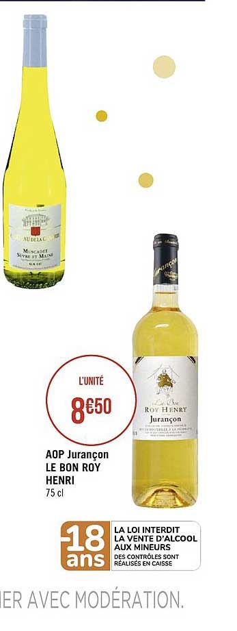 Aop Jurançon Le Bon Roy Henri