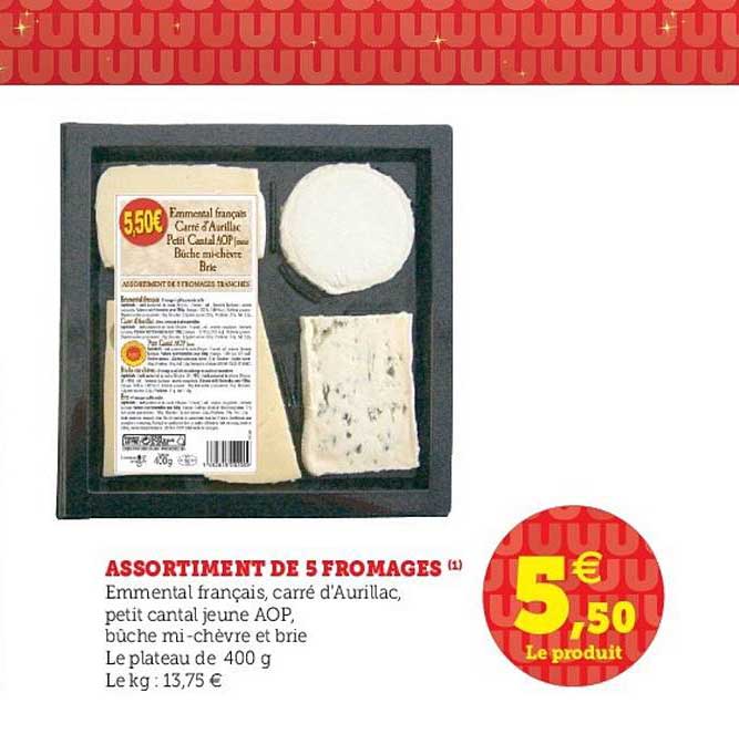 Assortiment De 5 Fromages