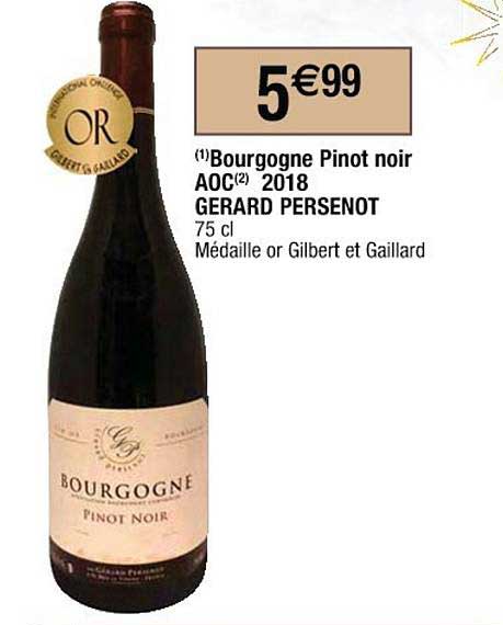 bourgogne pinot noir aoc gerard persenot