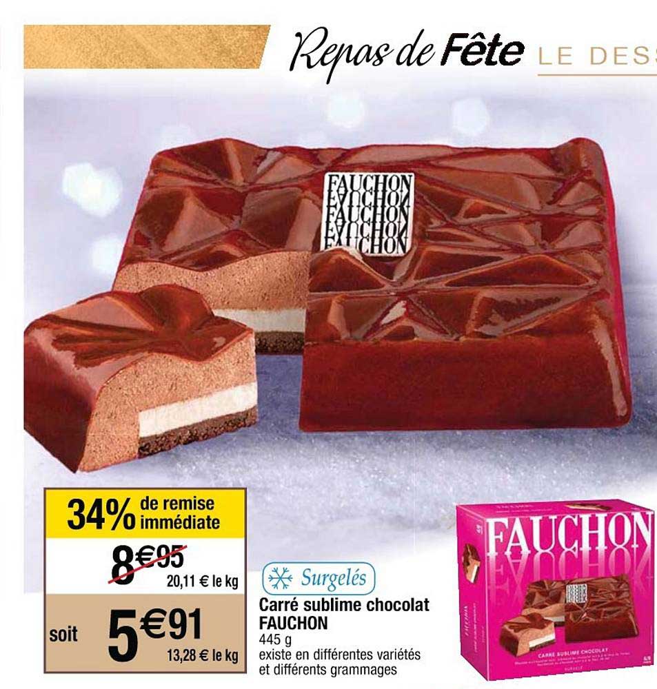 carré sublime chocolat fauchon