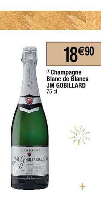 champagne blanc de blancs jm gobillard