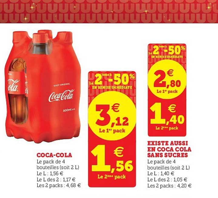 coca-cola, coca cola sans sucres