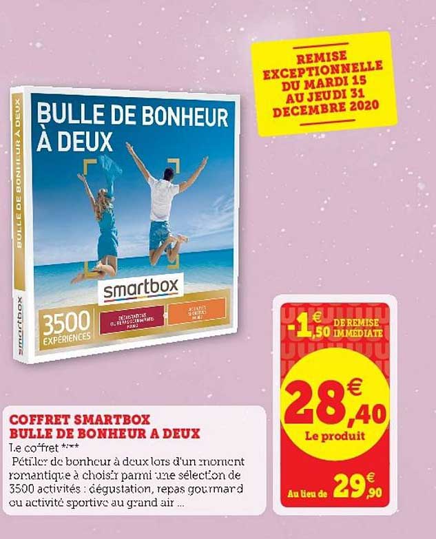 coffret smartbox bulle bonheur à deux