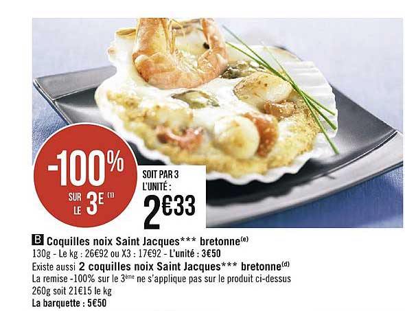 coquilles noix saint jacques bretonne