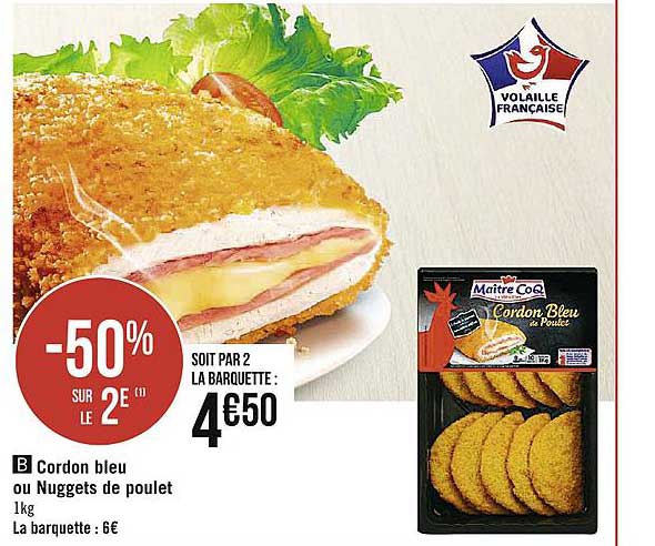 Cordon Bleu Ou Nuggets De Poulet