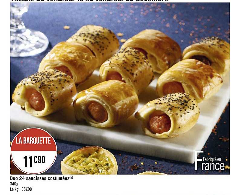 Duo 24 Saucisses Costumées