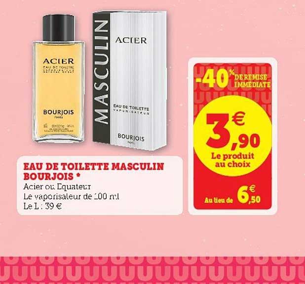 eau de toilette masculin bourjois