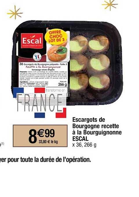 escargots de bourgogne recette à la bourguignonne escal