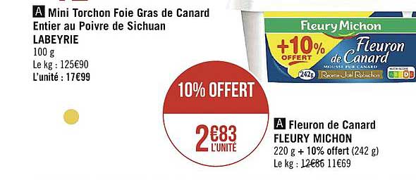 fleuron de canard fleury michon