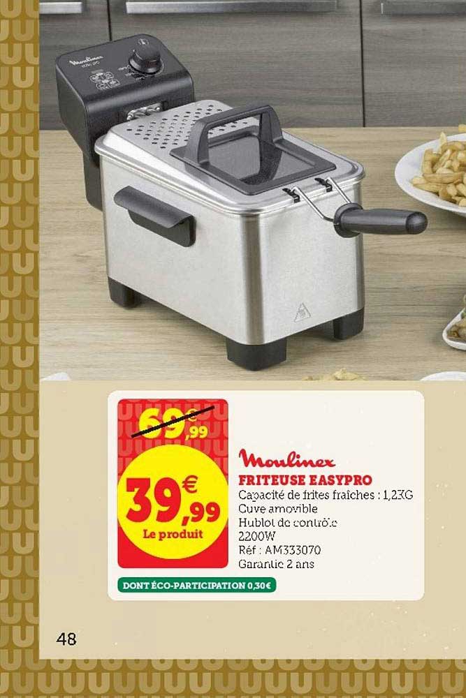 Friteuse Easypro Moulinex