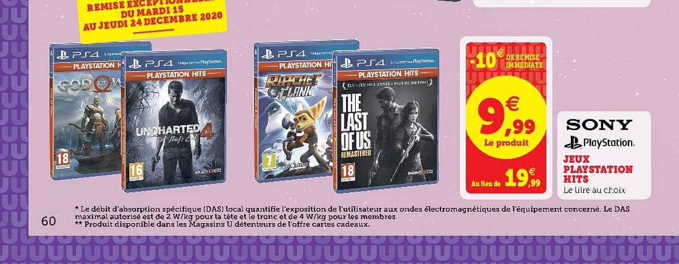 jeu playstation hits sony