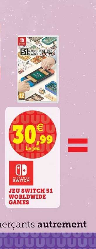 jeu switch 51 worldwide games