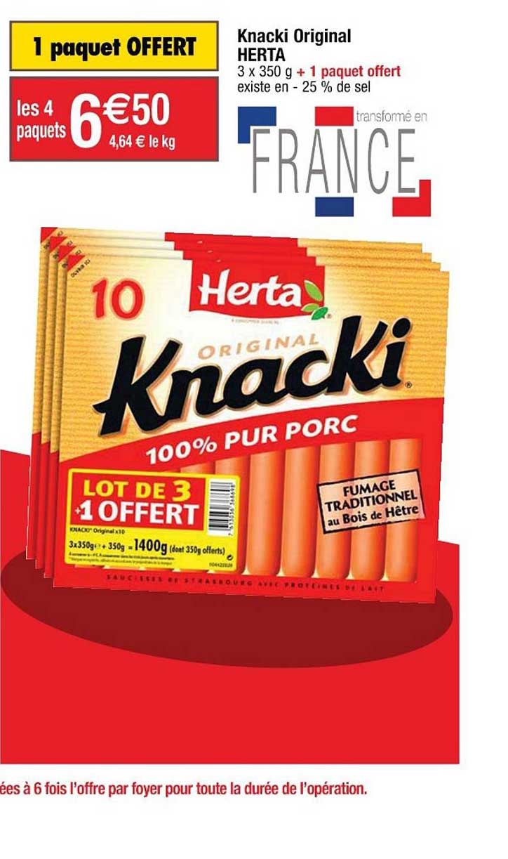 kancki original herta 3+1 offert