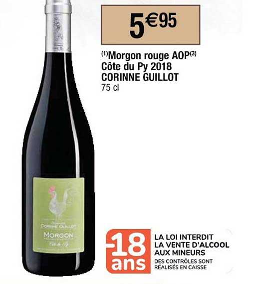 morgon rouge aop côte du py 2018 corinne guillot