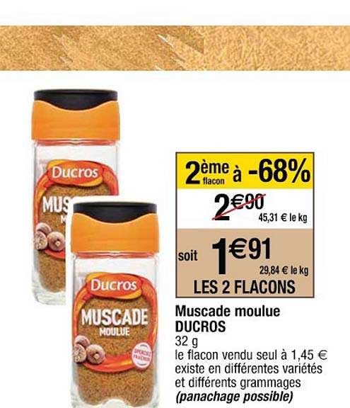 muscade moulue ducros