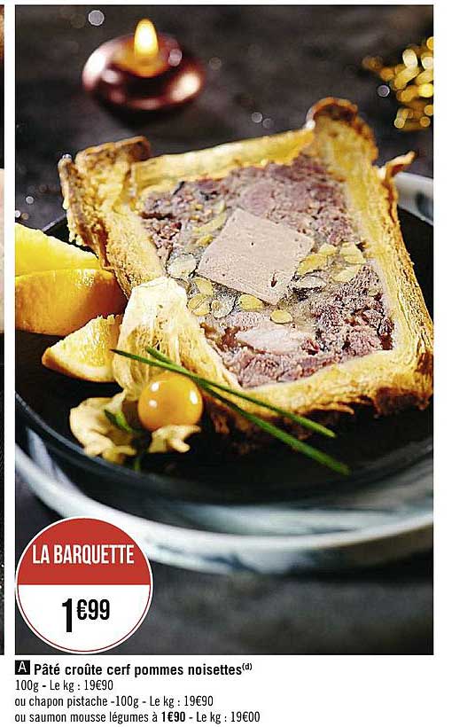 pâté croûte cerf pommes noisettes