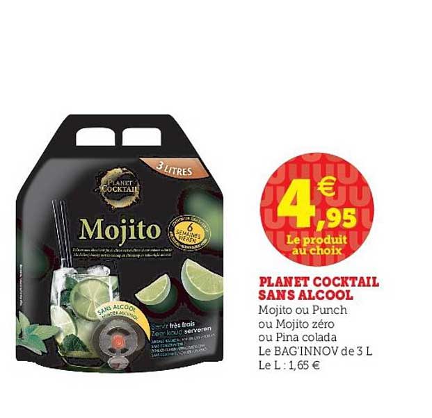 planet cocktail sans alcool mojito