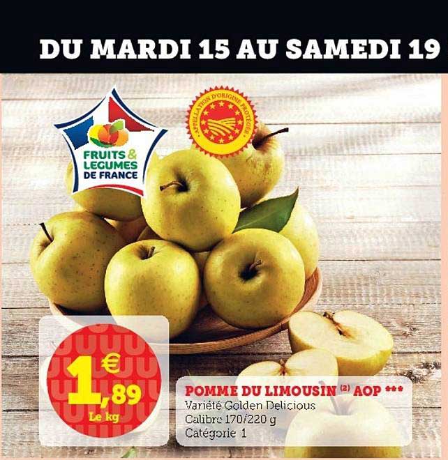 pomme du limousin aop