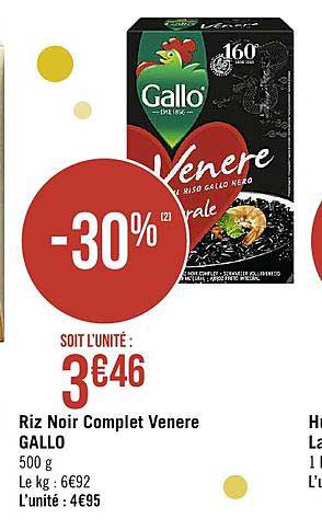 riz noir complet venere gallo