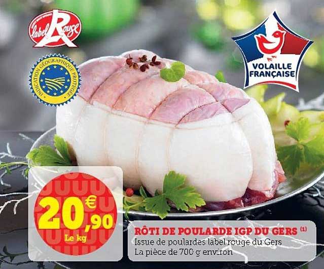 rôti de poularde igp du gers