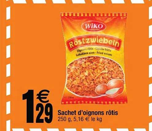 sachet d'oignons rôtis