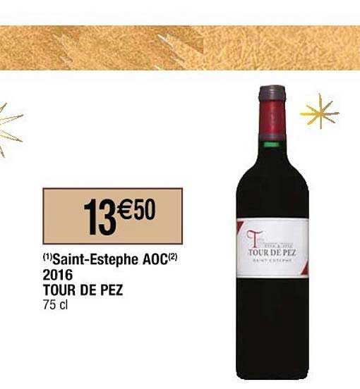 saint-estephe aoc 2016 tour de pez
